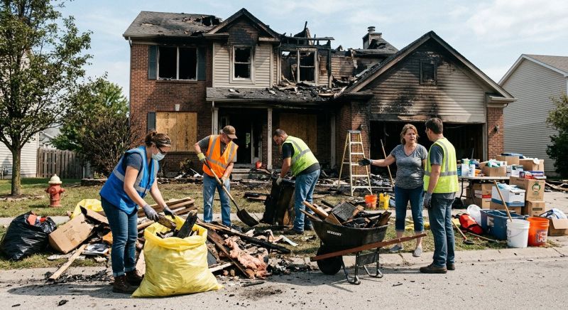 Fire Damage Cleanup in Sonoma County, CA